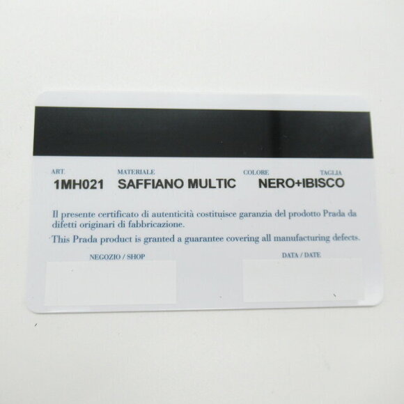 Prada Saffiano Leather Tri fold Wallet Black - Picture 8 of 10